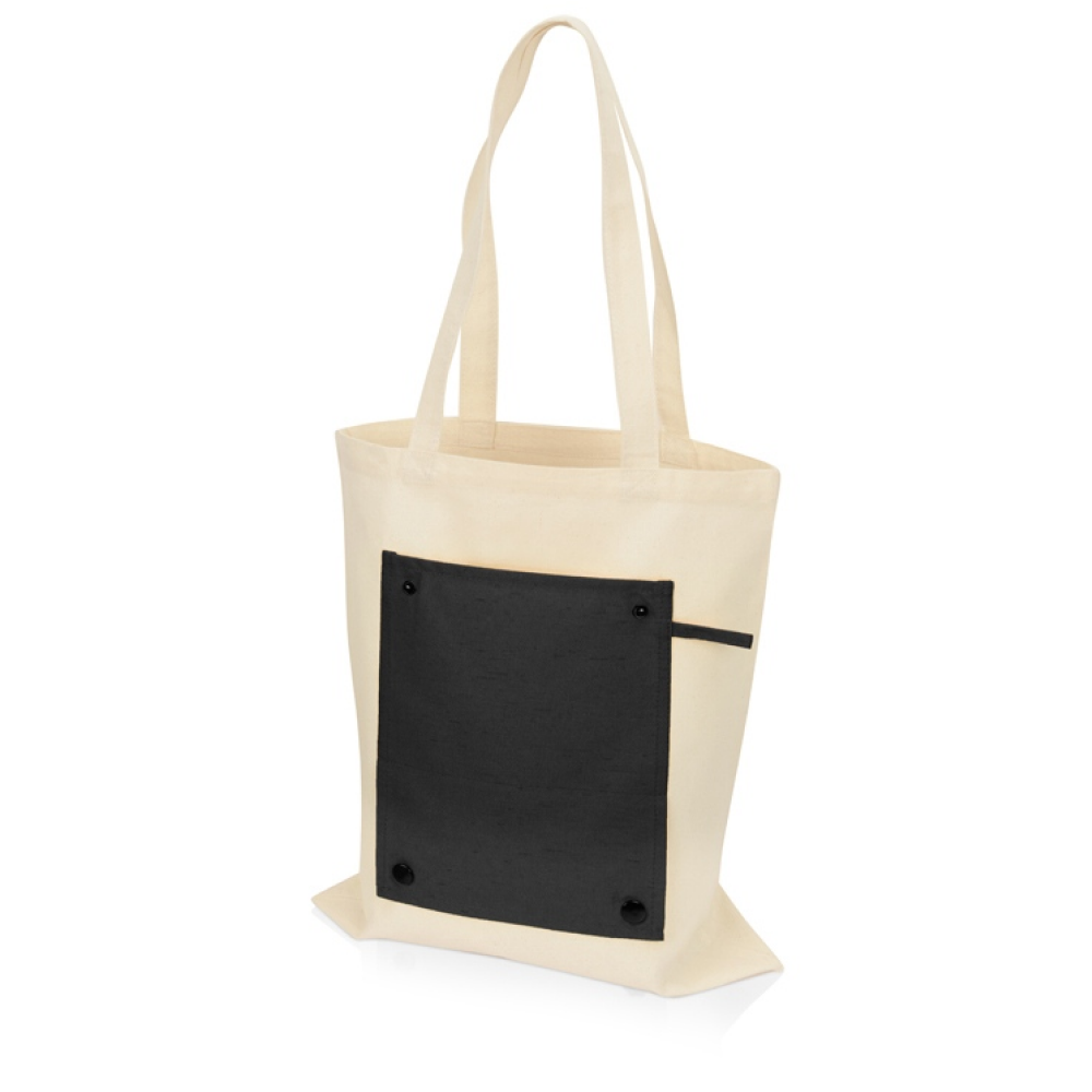 Сумка для покупок "Gross 180", натуральный, черный