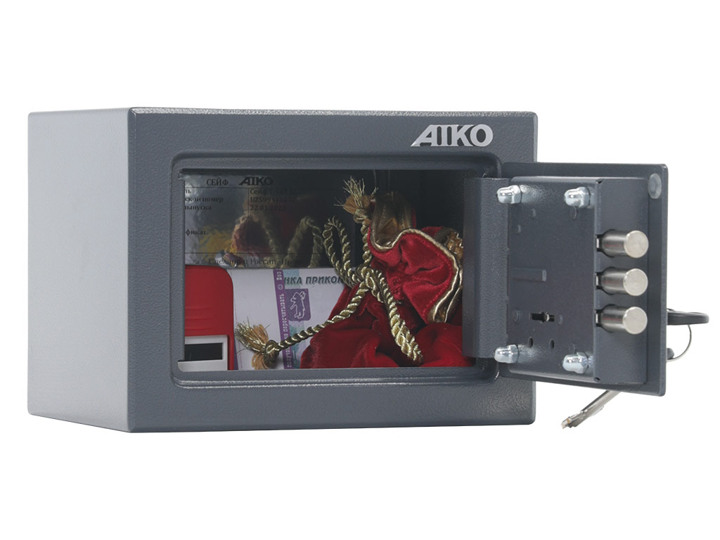 Сейф мебельный AIKO Т-140 KL, 140x195x140 мм - 4