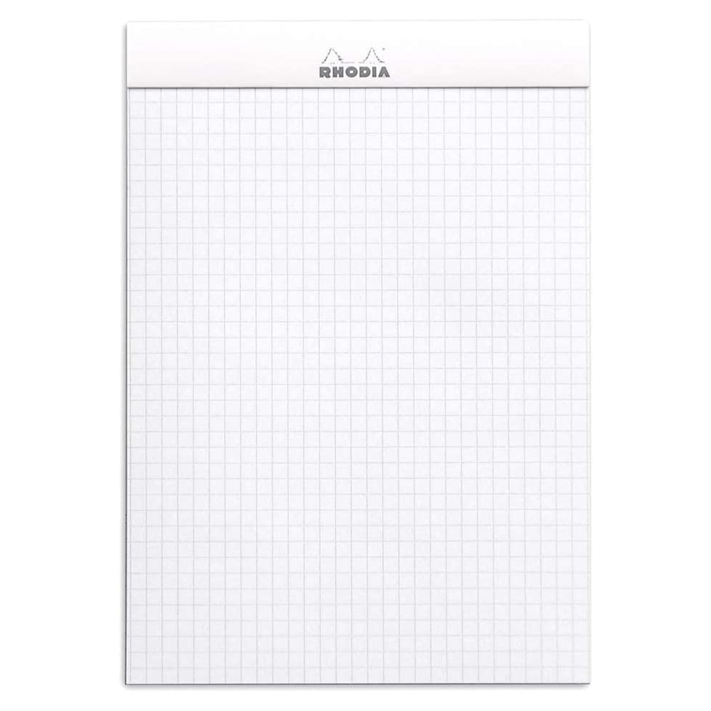Блокнот "Rhodia", А5, 80 листов, клетка, белый