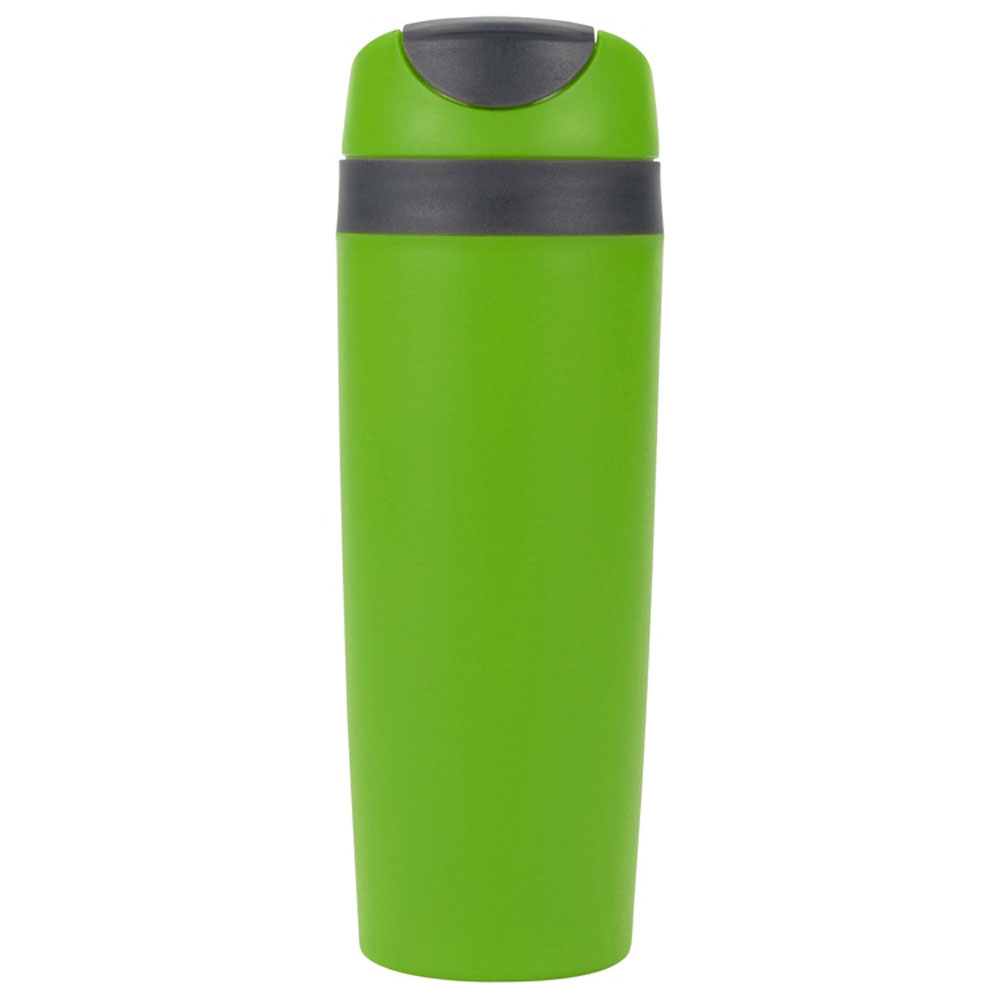 Кружка термическая "Лайт", пластик, 450 мл, зеленый, темно-серый - 3