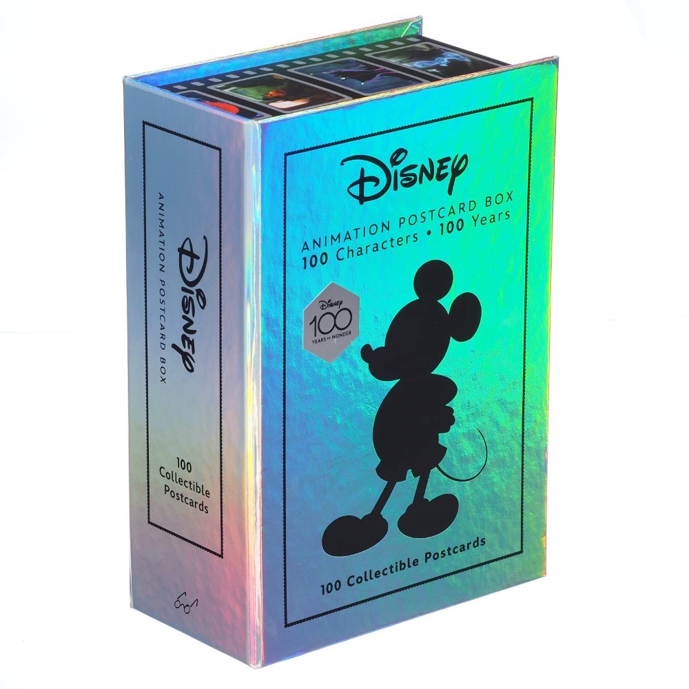 Открытки на английском языке "Disney. Animation Postcard Box: 100 Characters, 100 Years. 100 Collectible Postcards"