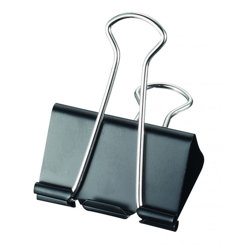 Зажим для бумаги Maped, 41 мм, черный - 5