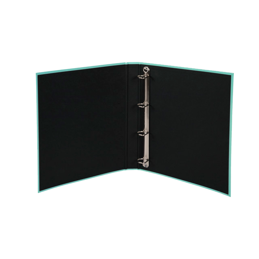 Папка на кольцах "Aquarel", 4 кольца, зеленый