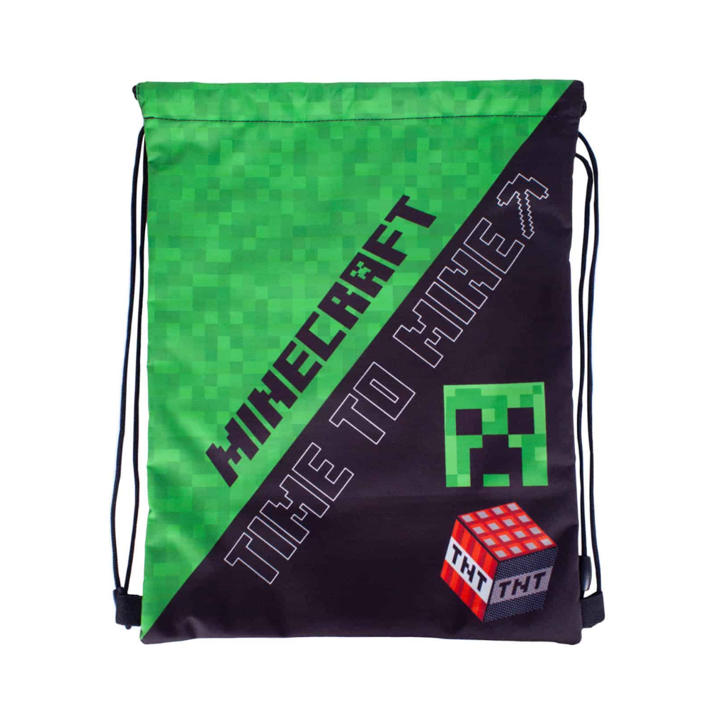 Мешок для обуви "Minecraft Time To Mine"