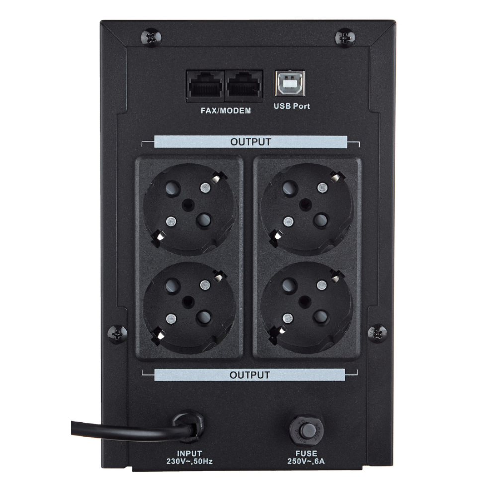 ИБП Kiper Power C1200 USB (1200VA/720W) - 4