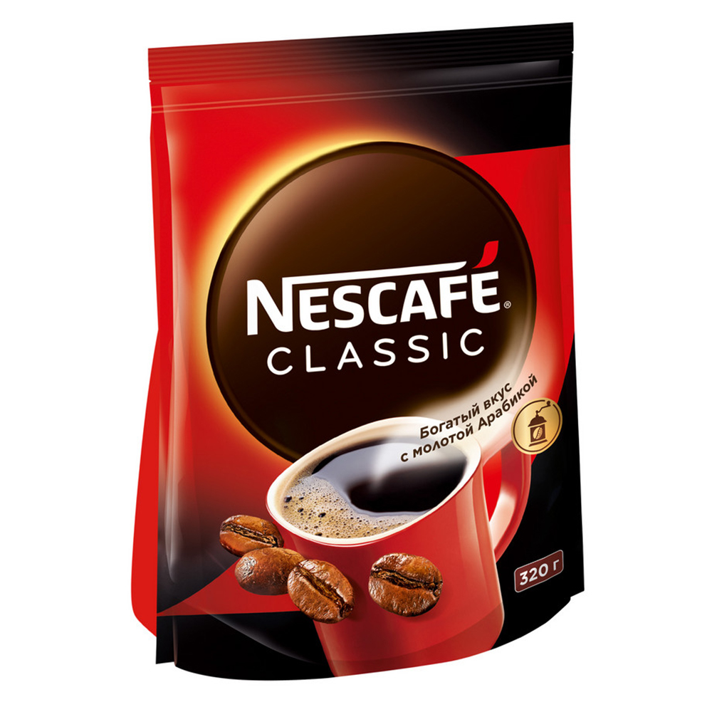 Кофе "Nescafe Classic", растворимый, 320 г