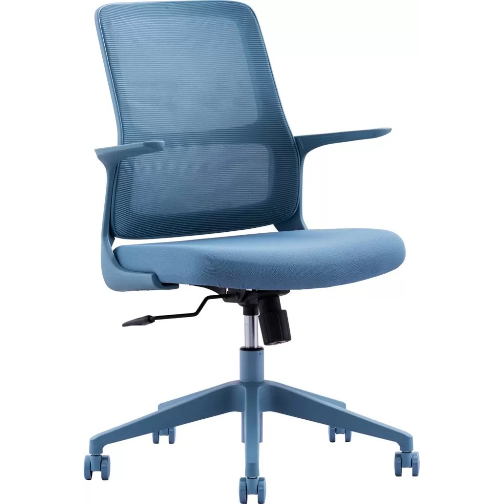Кресло для персонала EVERPROF Elf, сетка, синий