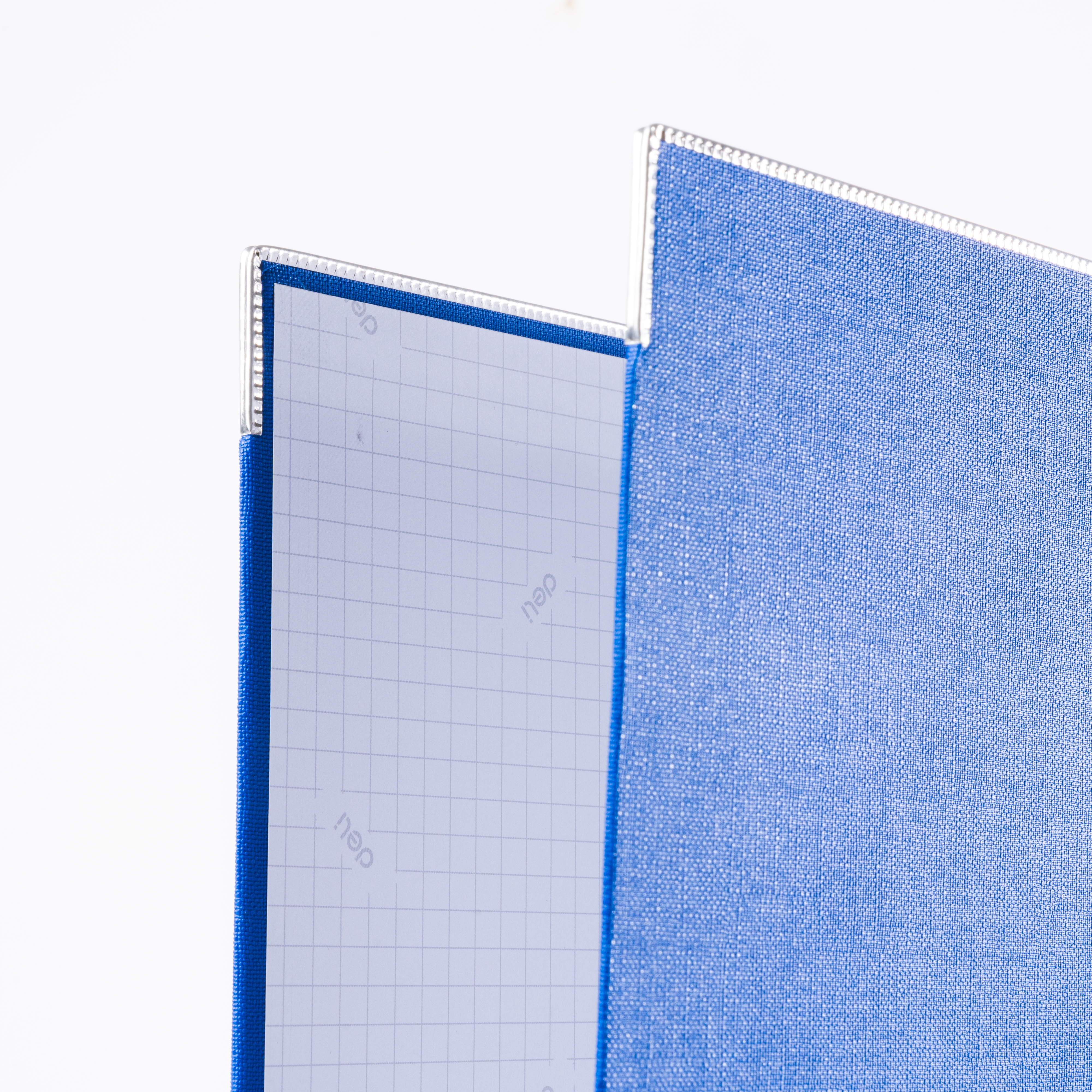 Папка-регистратор "Deli", А4, 75 мм, синий - 4