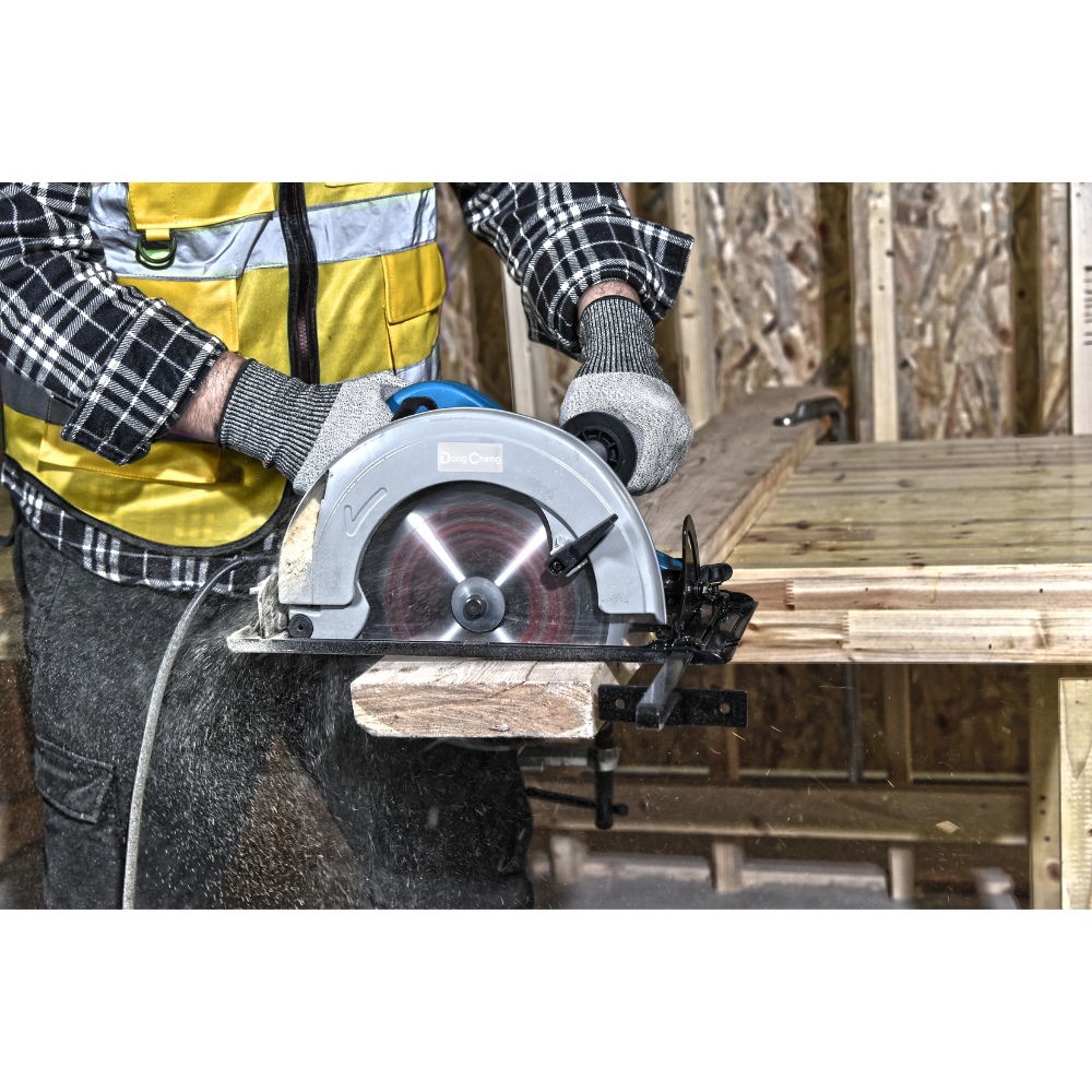 Пила циркулярная DongCheng DMY02-235, сетевая, 235 мм, 2000 Вт - 4