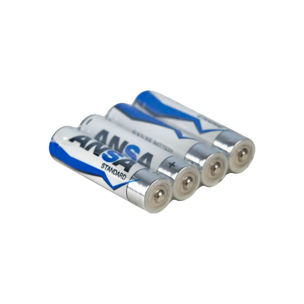 Батарейки алкалиновые ANSA Standart "LR03/BL-4 (AAA)", 4 шт, щелочные - 6