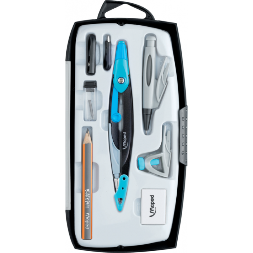 Готовальня Maped "Open", 8 предметов 