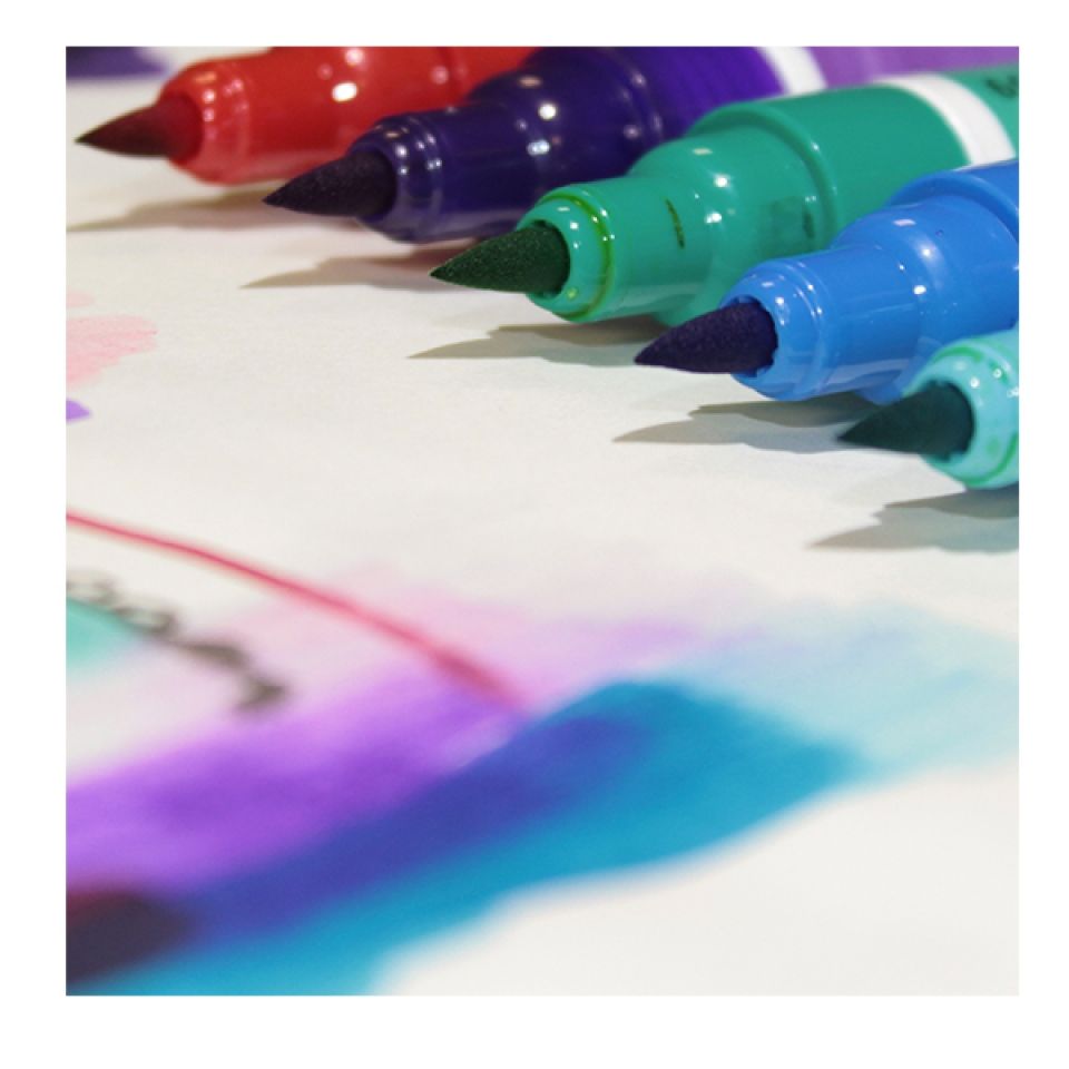 Маркер акварельный "Ecoline", 227 охра желтая - 3