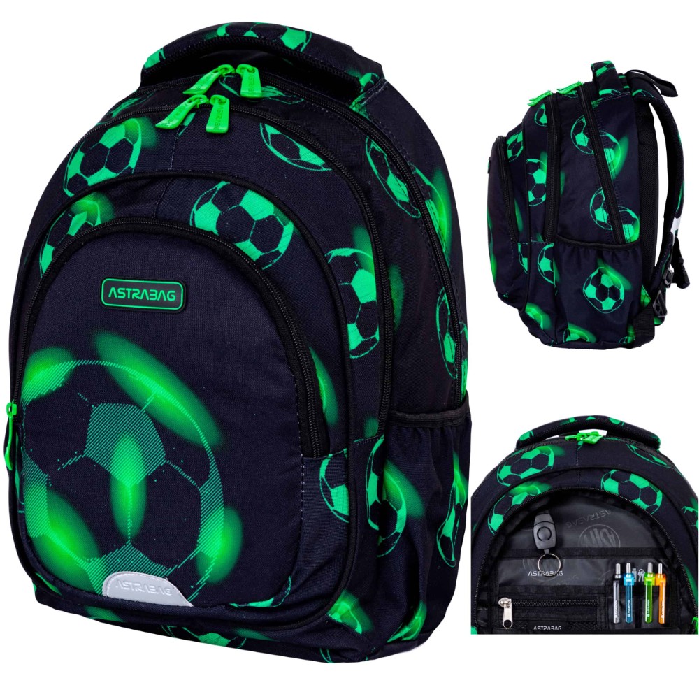 Рюкзак школьный "Neo Football", полиэстер