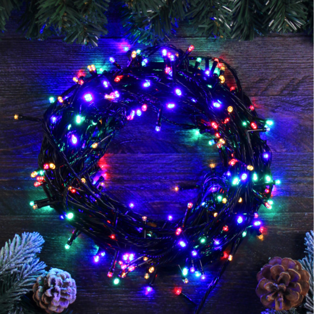 Гирлянда электрическая LED "Нить", 22 м, мультиколор - 5
