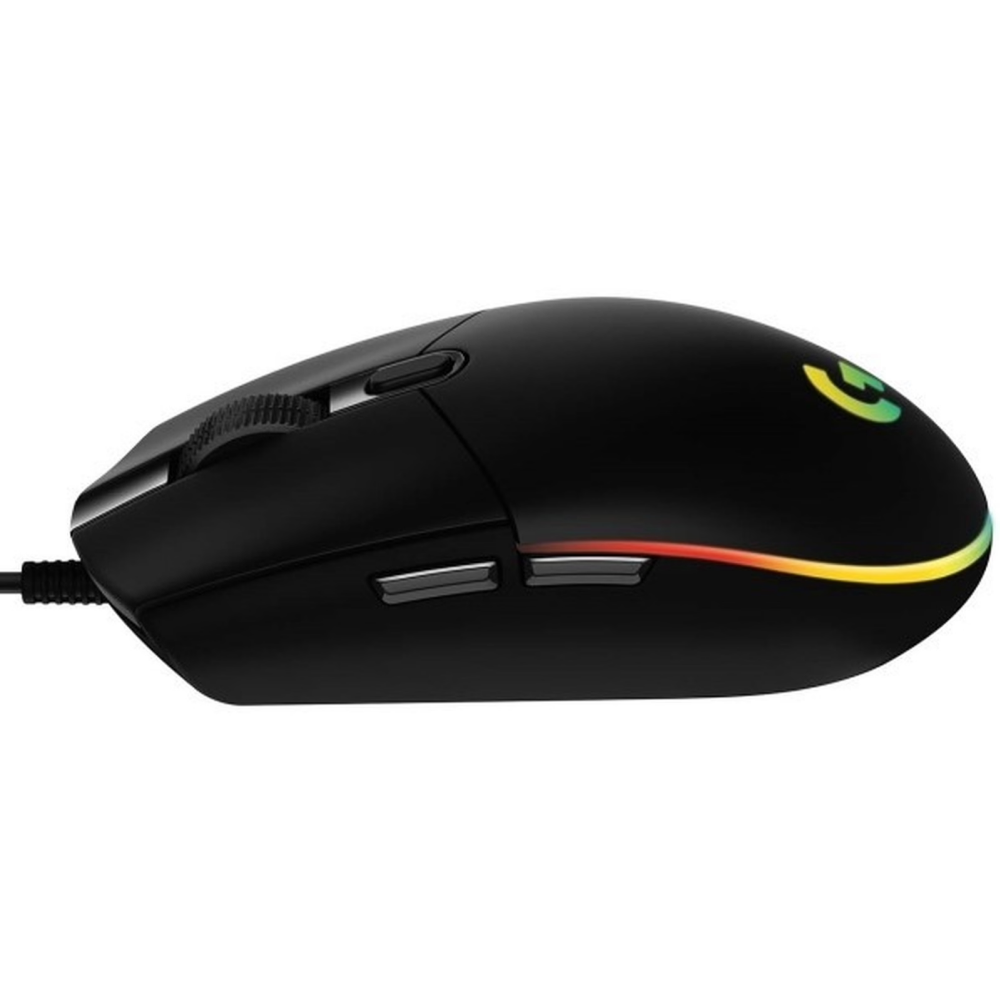 Мышь LOGITECH "G102 LIGHTSY (910-005808)", проводная, 8000 dpi, 6 кнопок, черная - 3