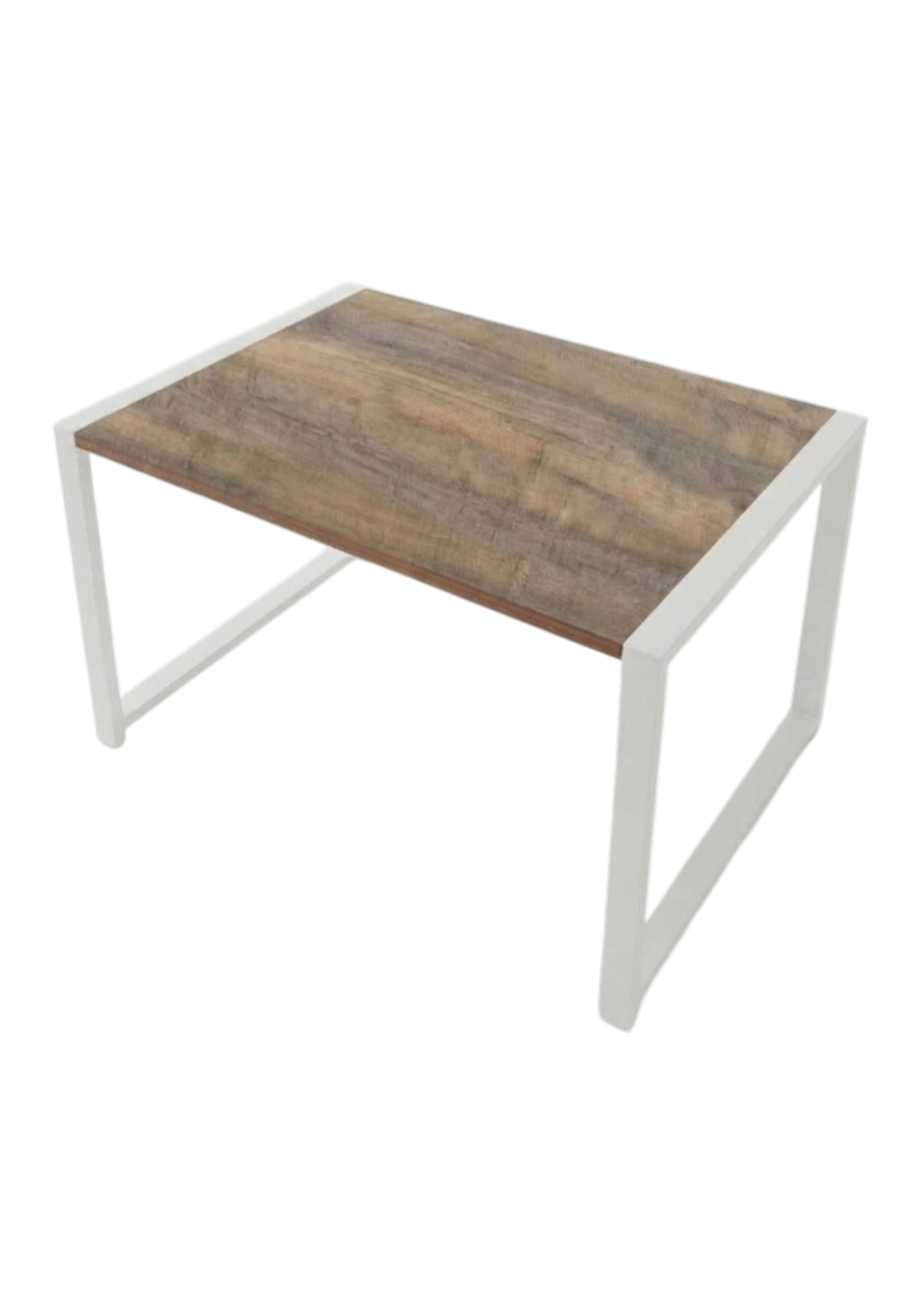 Стол журнальный ALLERD RION, белый муар, Австралийское дерево