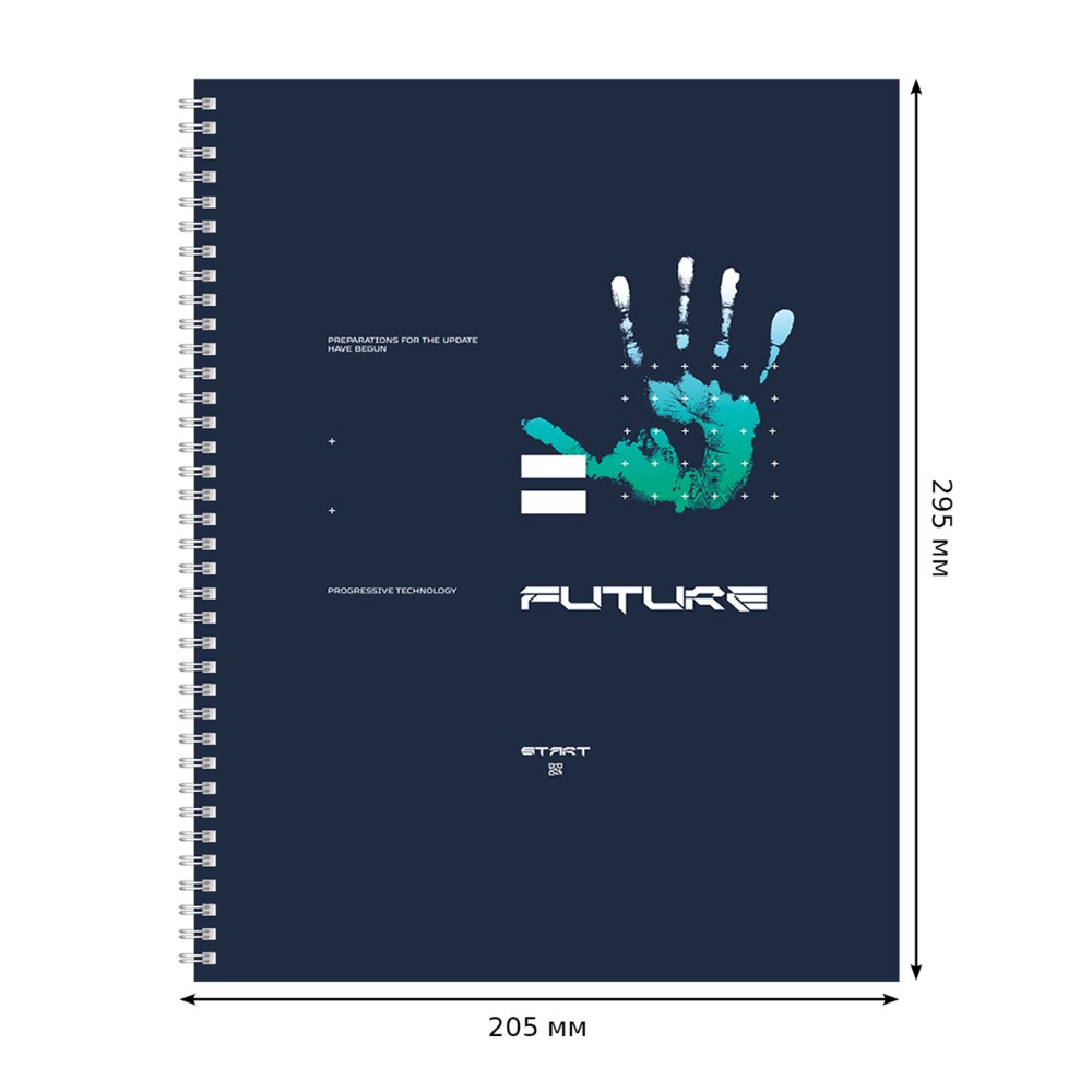 Тетрадь "Будущее", А4, 96 листов, клетка, ассорти 
