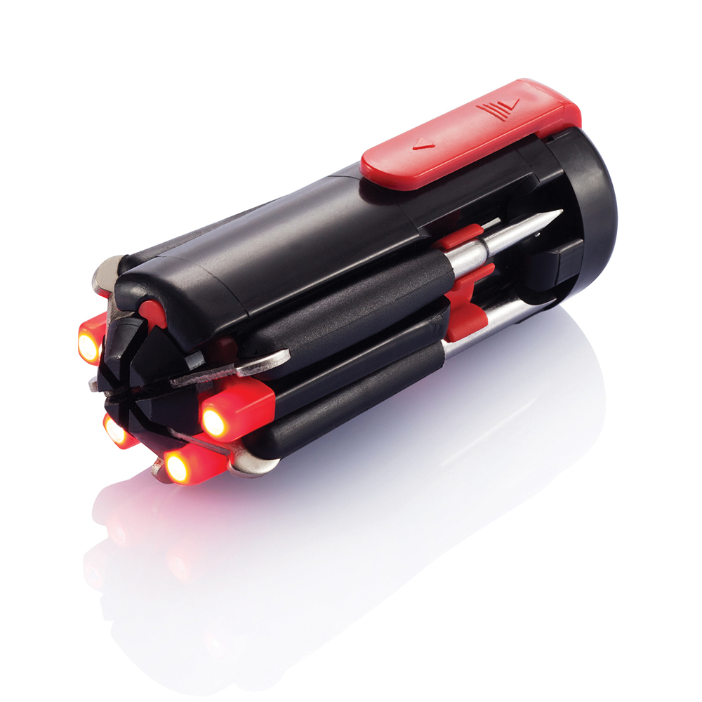 Набор отверток "P221.161", 5 насадок, черный, красный