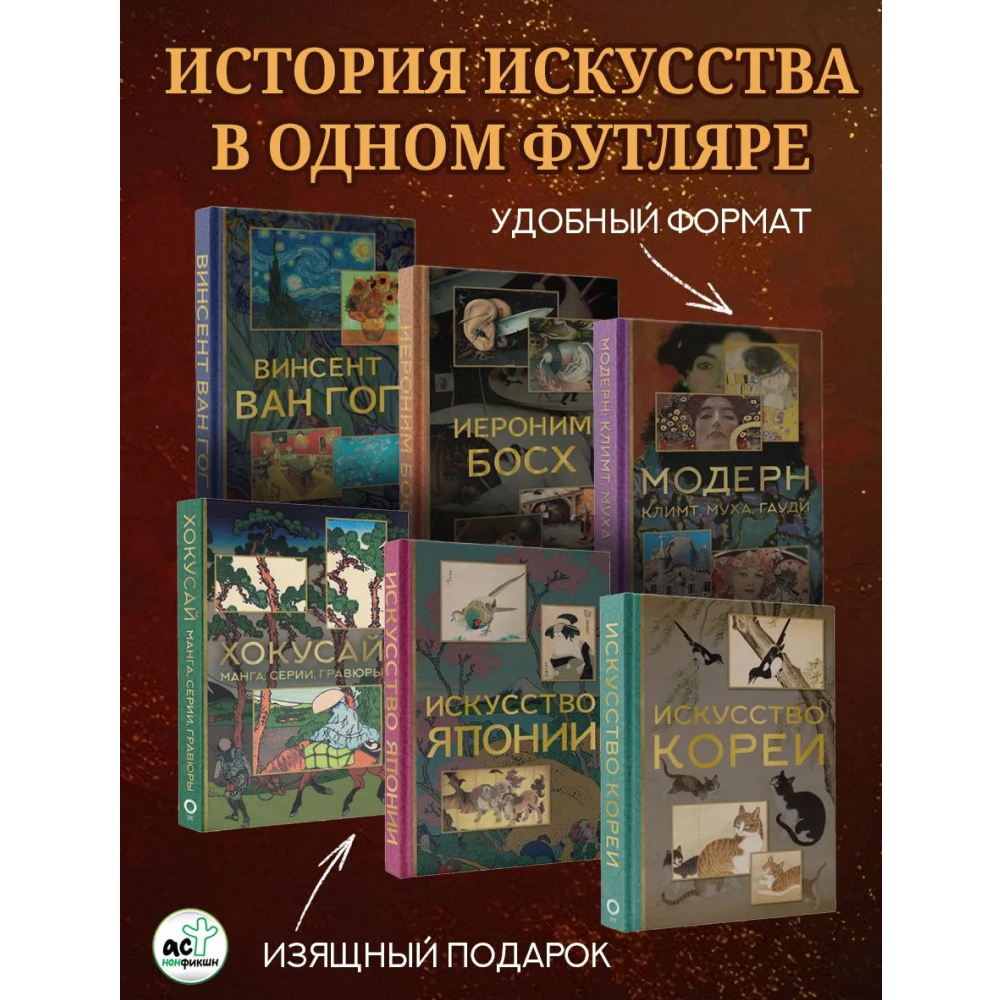 Комплект "Мировое искусство. Книжки-малышки в футляре" - 2