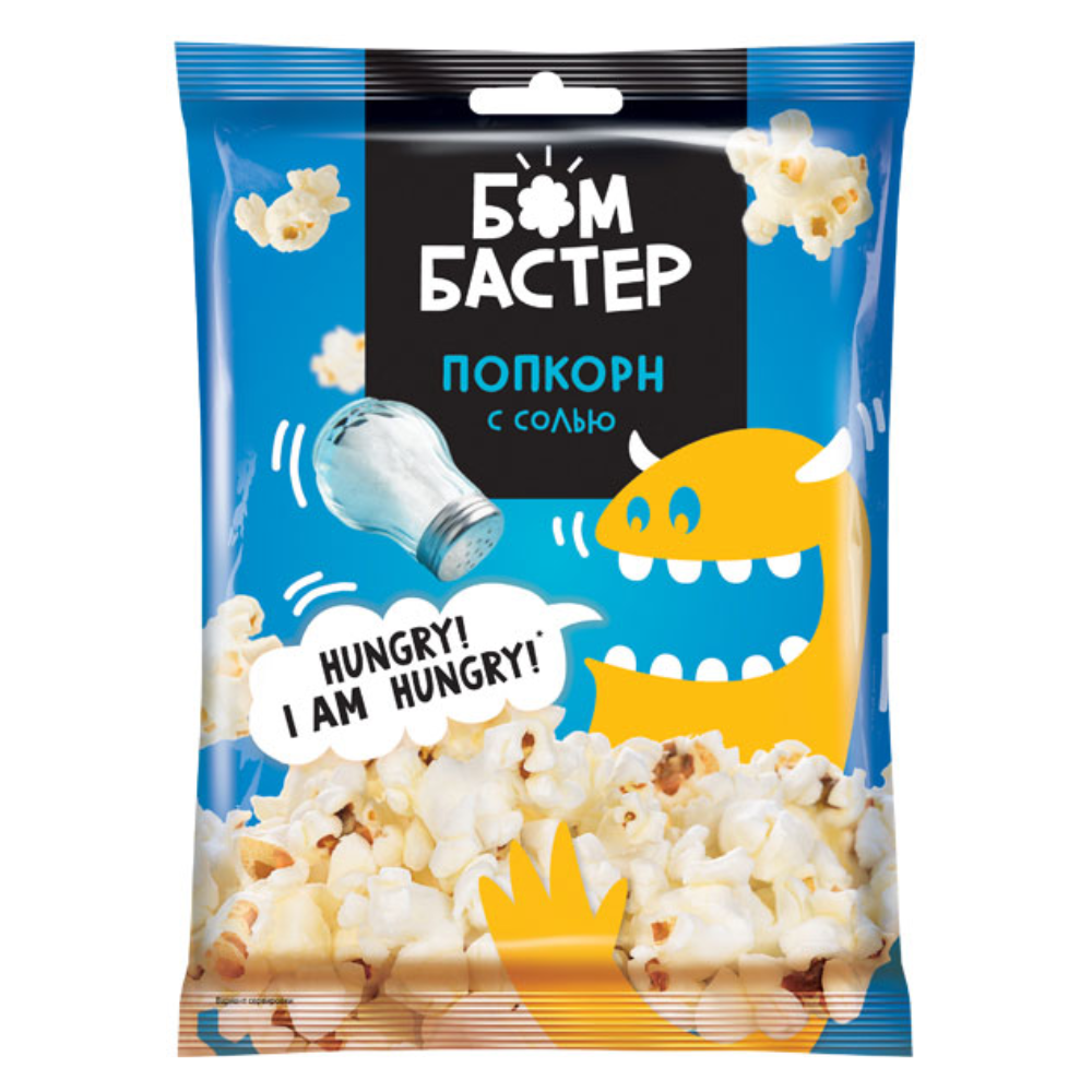 Попкорн "Бомбастер", с солью