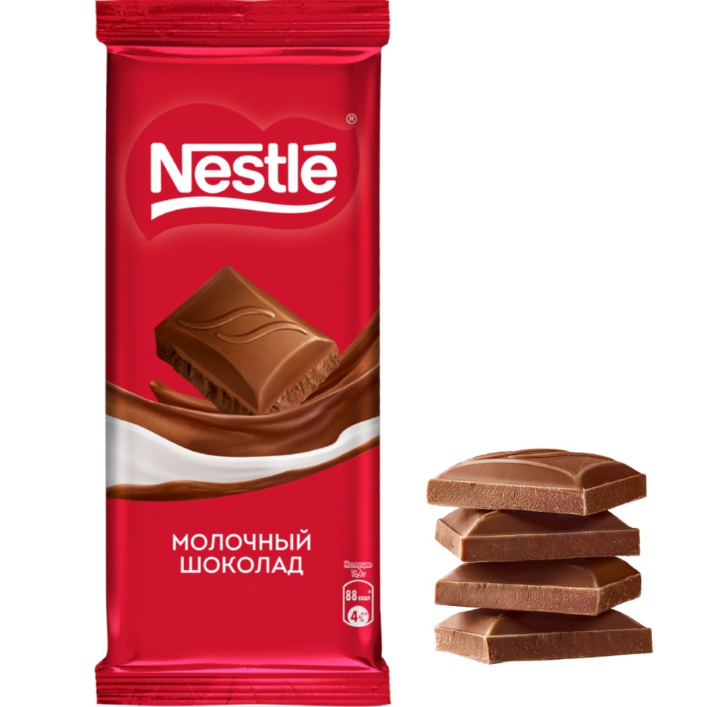 Шоколад молочный "Nestle", 82 г