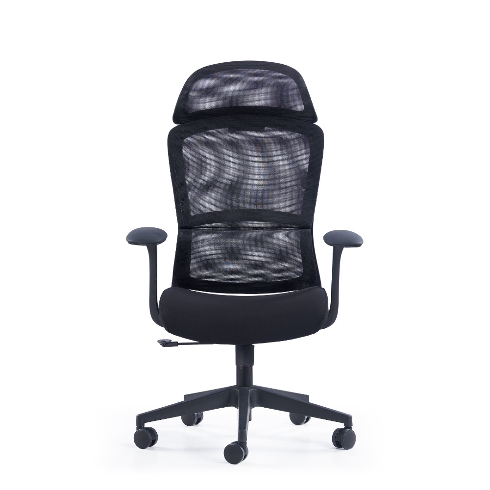 Кресло компьютерное SitZone CH-555A, сетка, ткань, пластик, черный - 4