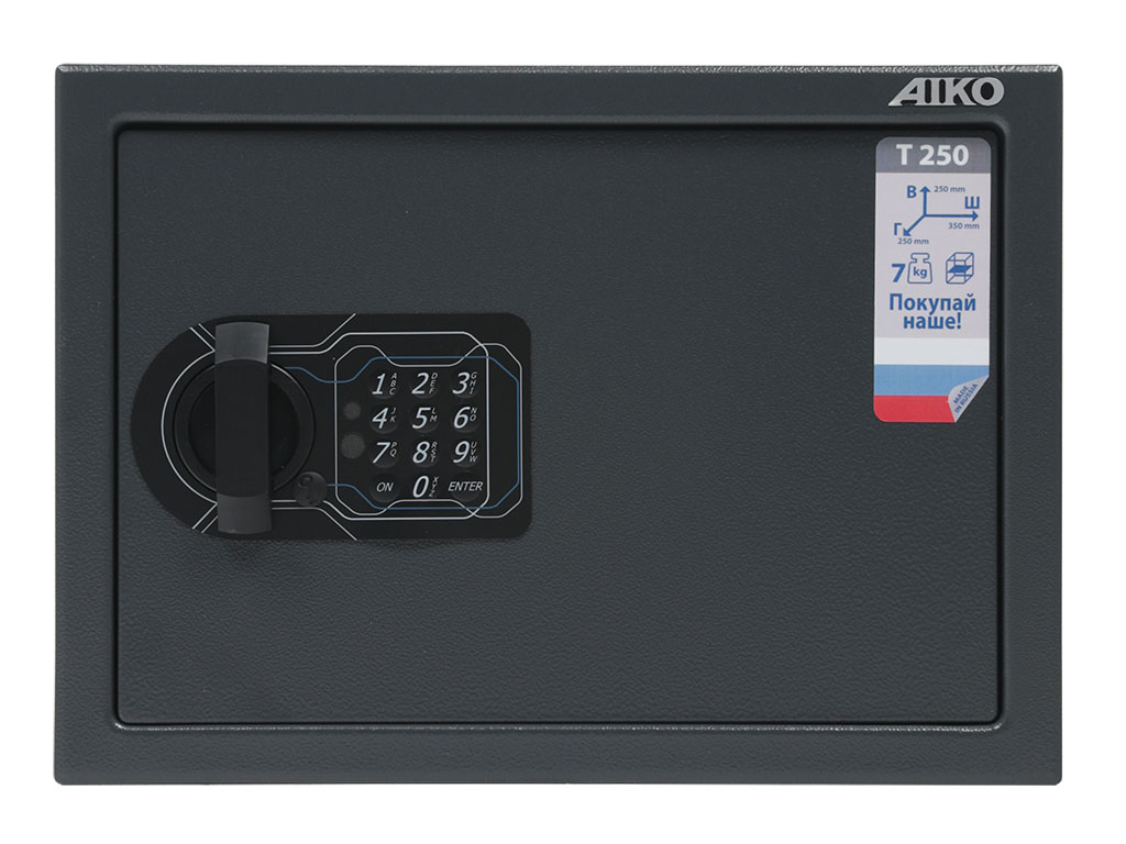 Мебельный сейф AIKO Т-250 EL, 250x350x250 мм - 3
