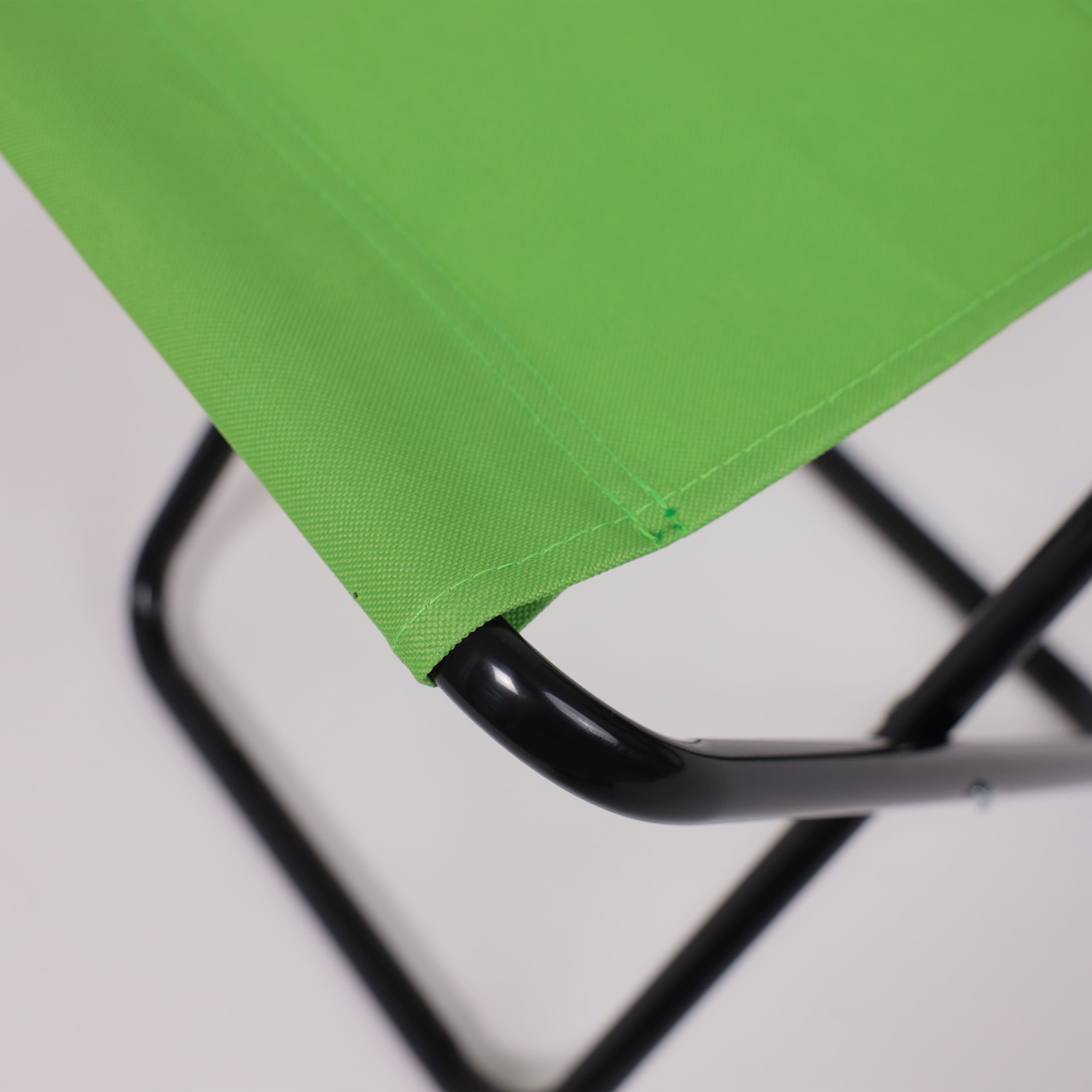 Табурет складной ANGLER, ткань, зеленый - 5