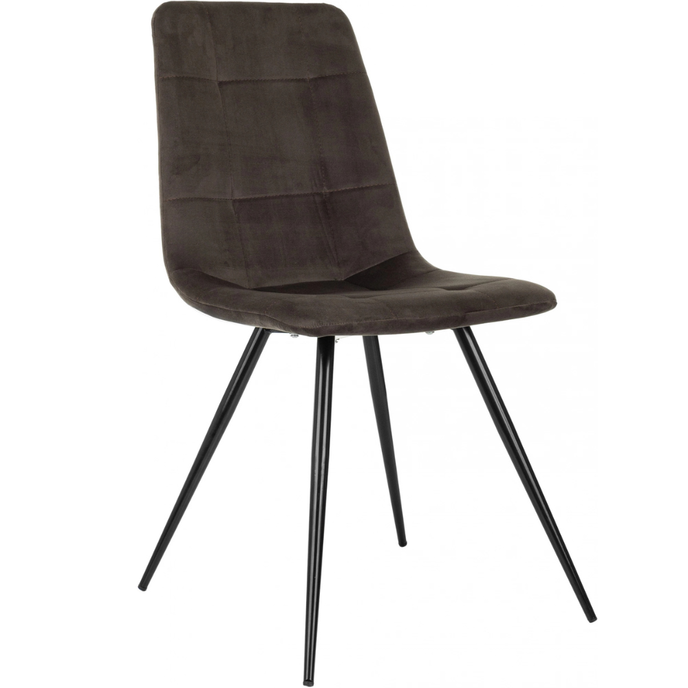 Стул Бюрократ "CH-K1_4", ткань, коричневый, металл, комплект 4 штуки - 2