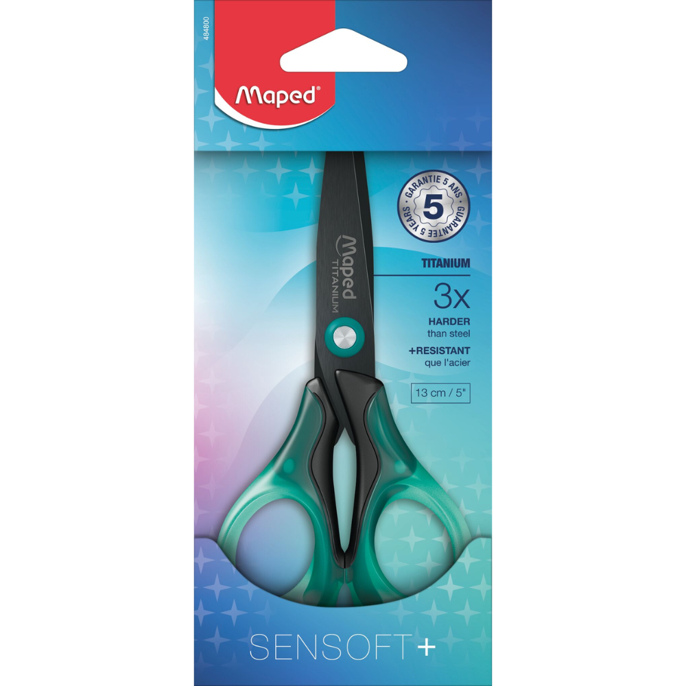 Ножницы "Sensoft", 13 см, ассорти - 3