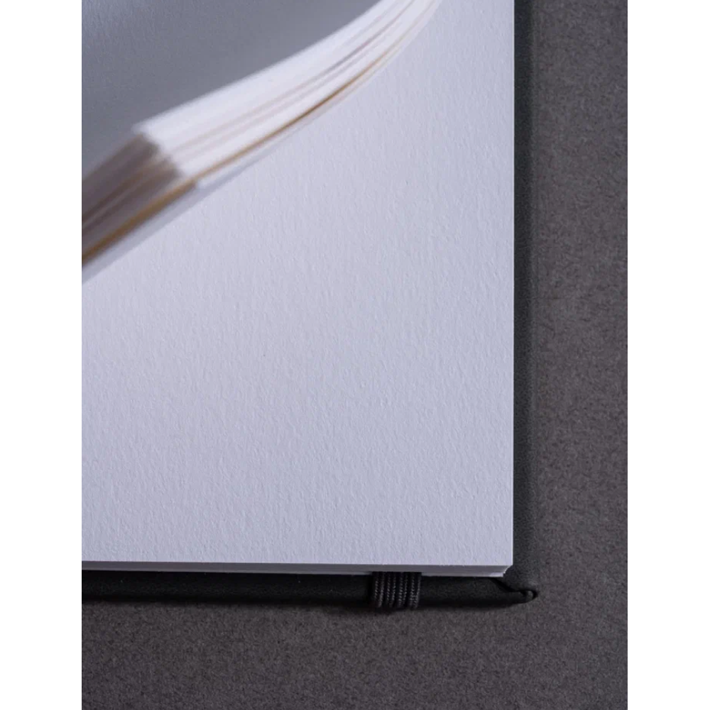 Скетчбук для графики "GrafArt white", 40 листов, А6, 160 г/м2, горизонтальный, серый - 4