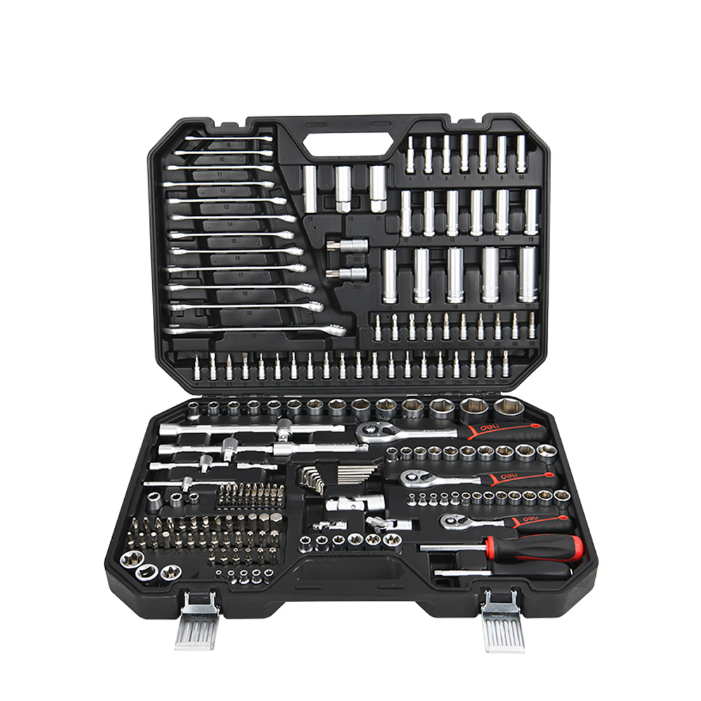 Набор инструмента 1/4", 3/8", 1/2" Deli RS EDQ45216