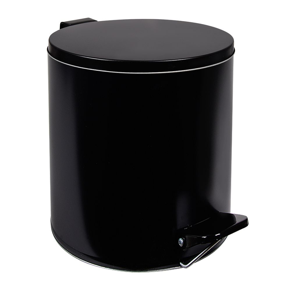 Урна с педалью, 7 л, черный
