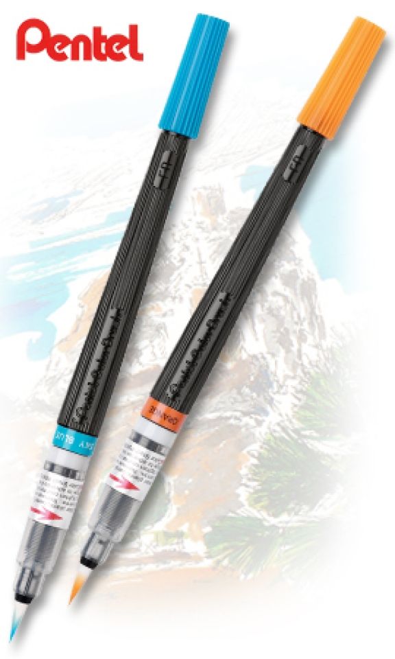 Кисть "Color Brush", желто-оранжевый - 2