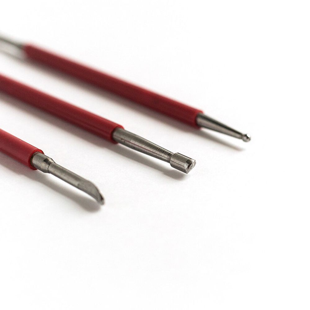 Набор инструментов для моделирования "Малевичъ", металлические, 3 шт.