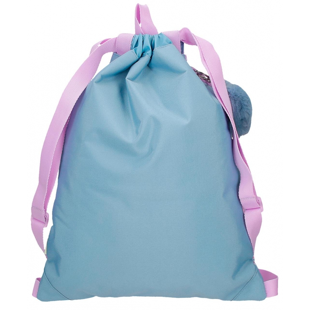 Мешок для обуви "Cute girl", фиолетовый