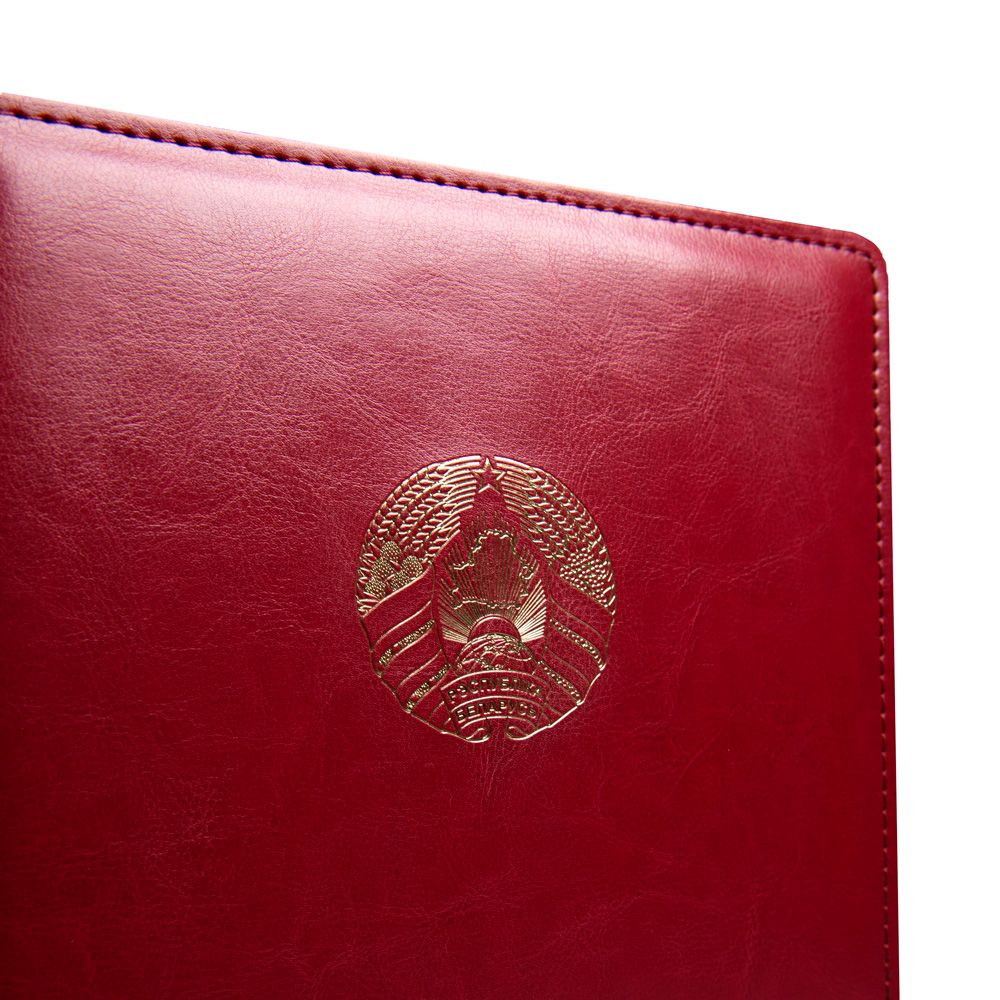 Папка на подпись с гербом, бордовый - 2