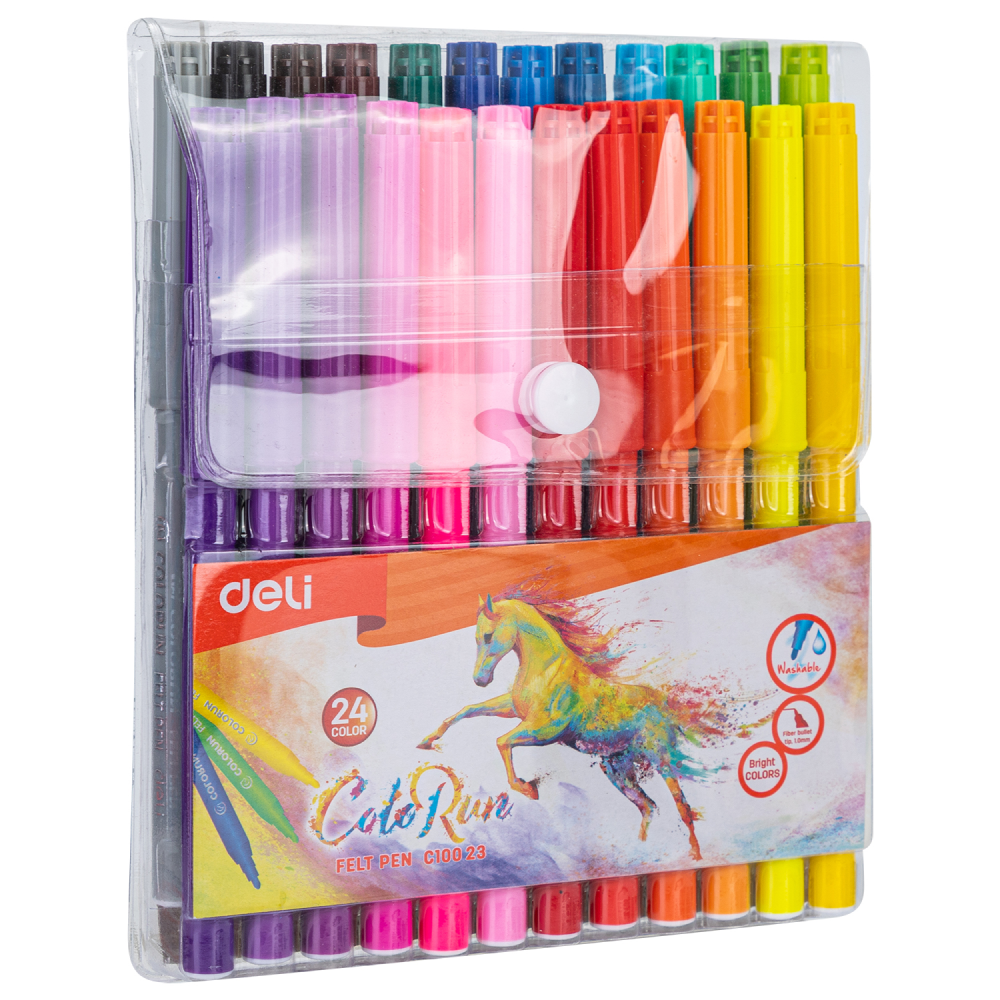 Фломастеры "ColoRun", 24 шт - 4