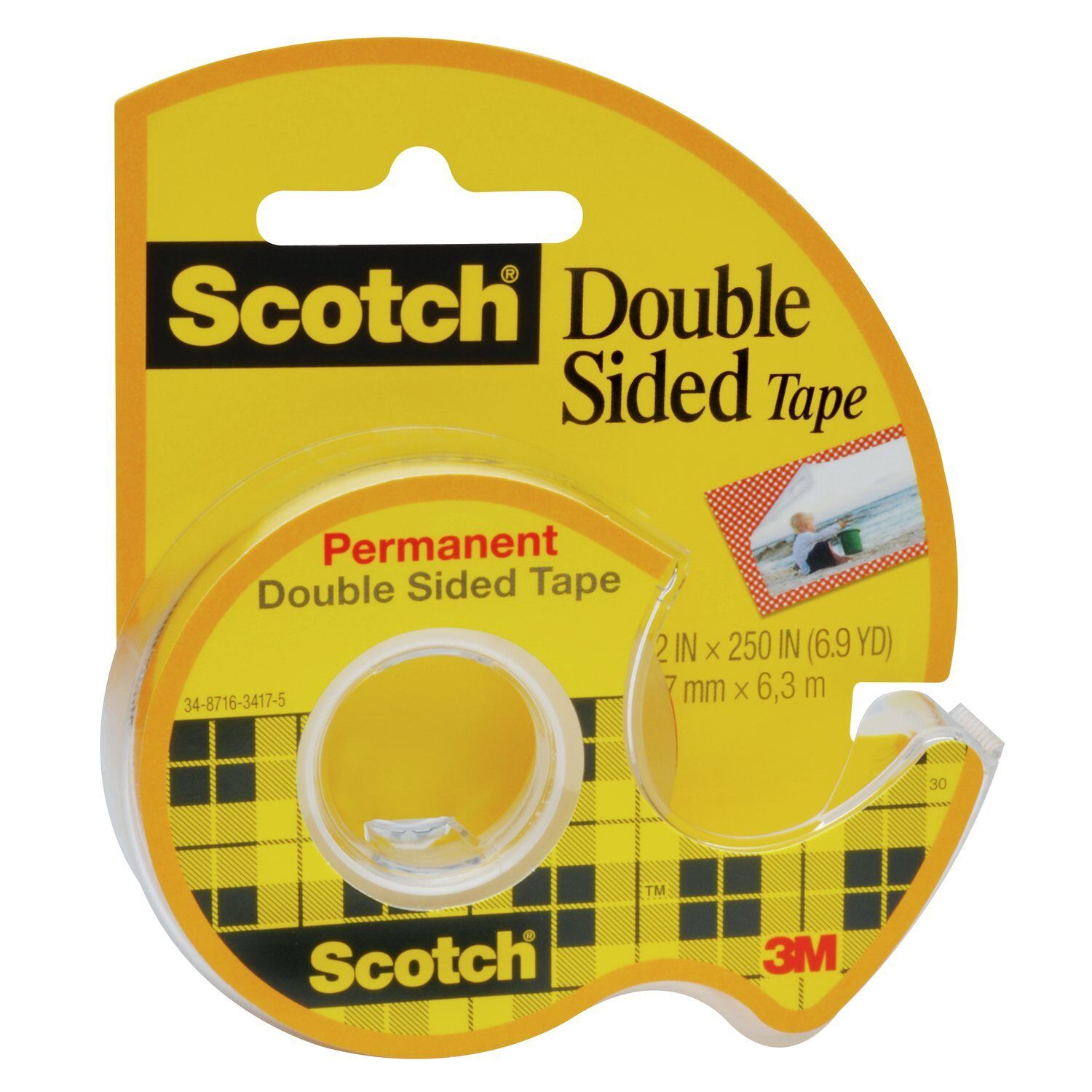 Клейкая лента Scotch® "Double Sided" в диспенсере