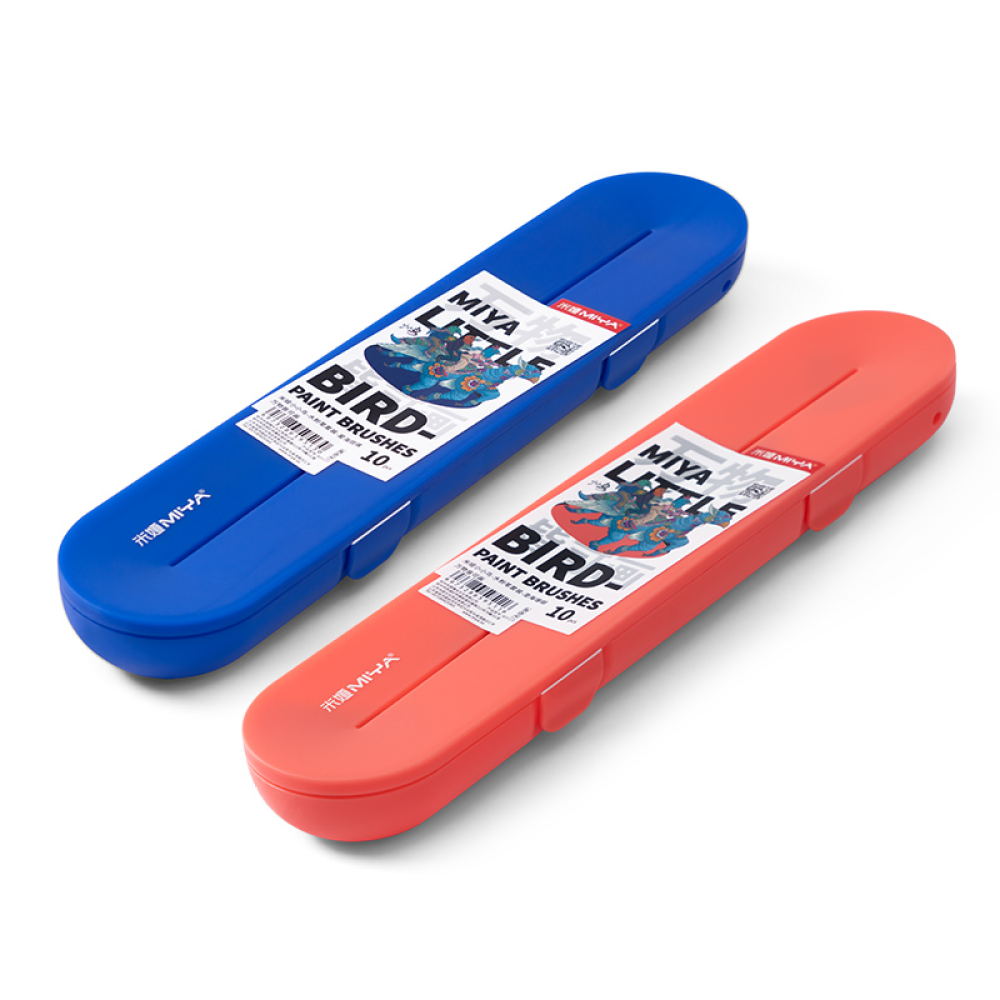 Набор кистей Himi "Miya Little Bird", микс, 10 шт, голубой