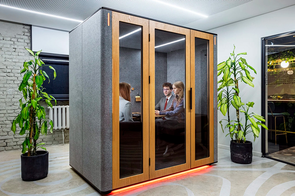 Акустическая кабина двухместная Capsula QUADRO CUSTOM - 3