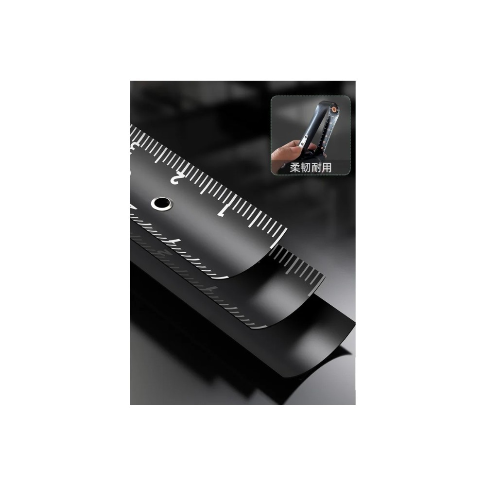 Рулетка Deli HS HT8519L, 5 м х 19 мм, Soft Touch, зеленый - 3