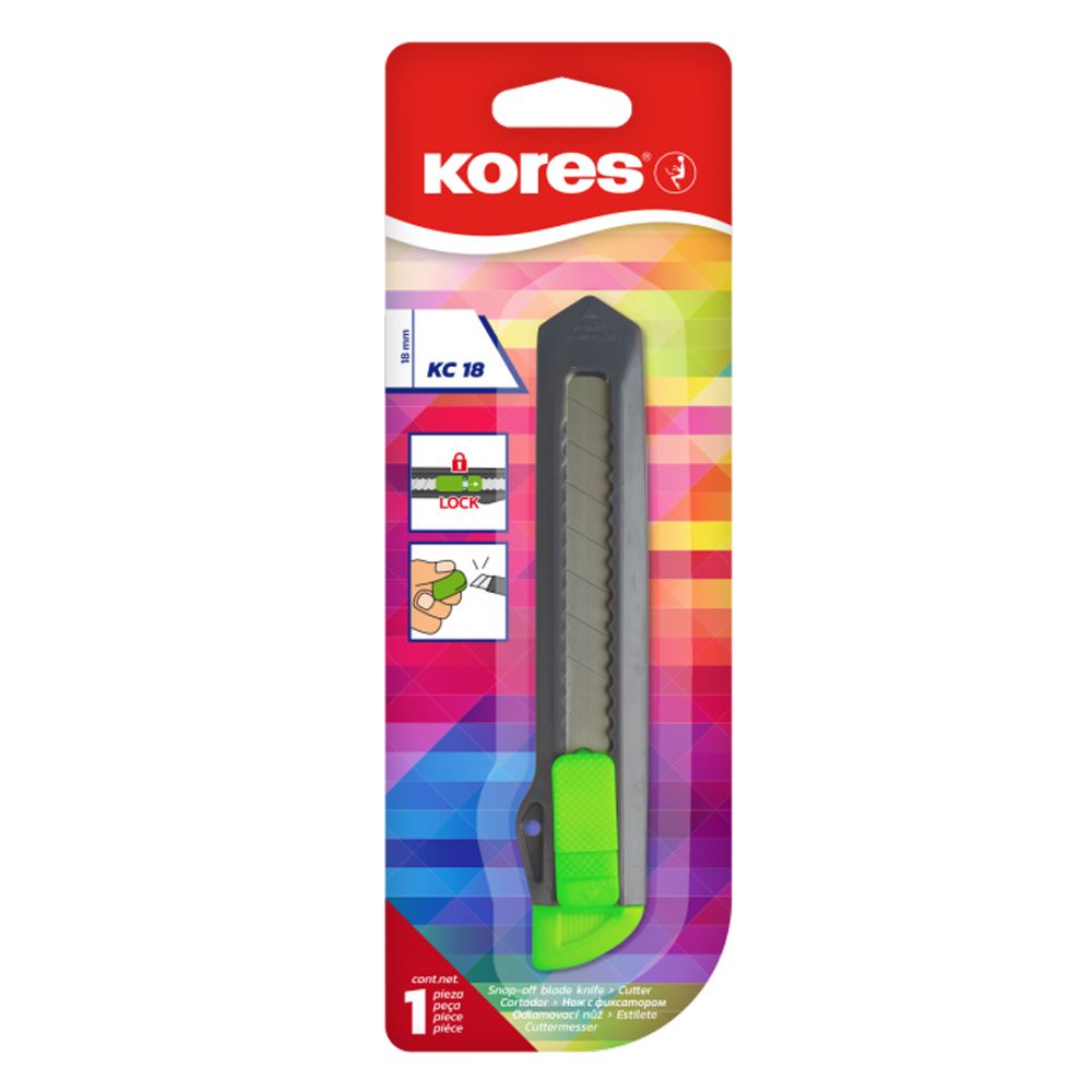 Нож для бумаги "Kores", 0.9 см - 4
