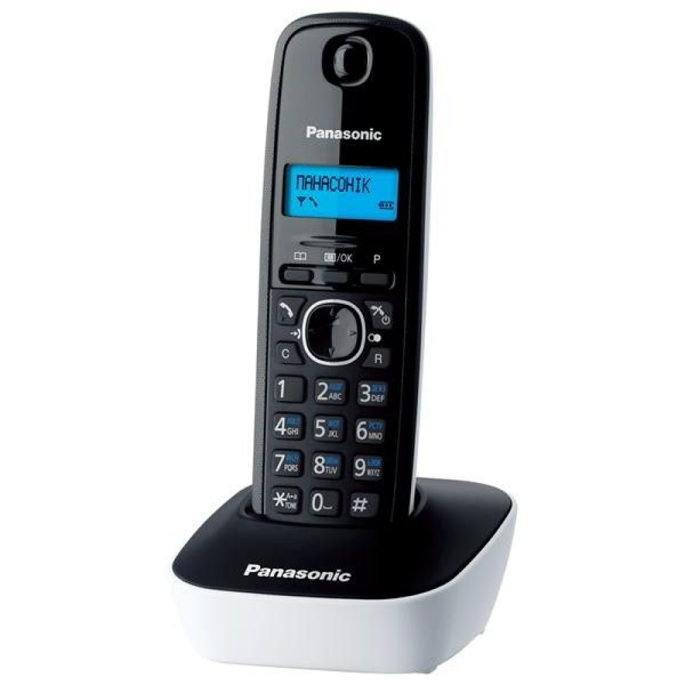 Беспроводной телефон Panasonic "Dect KX-TG1611RU", черный