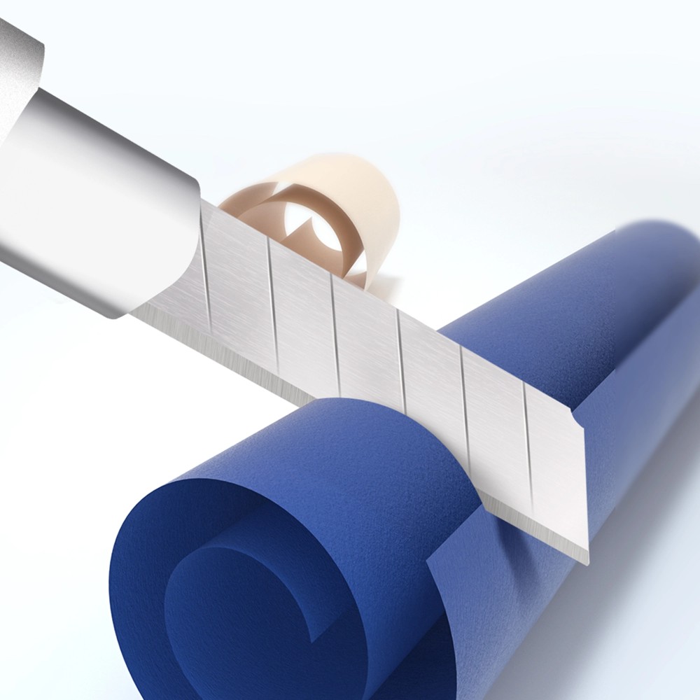 Лезвие для малого ножа "Deli", 9 мм, 10 шт. - 3