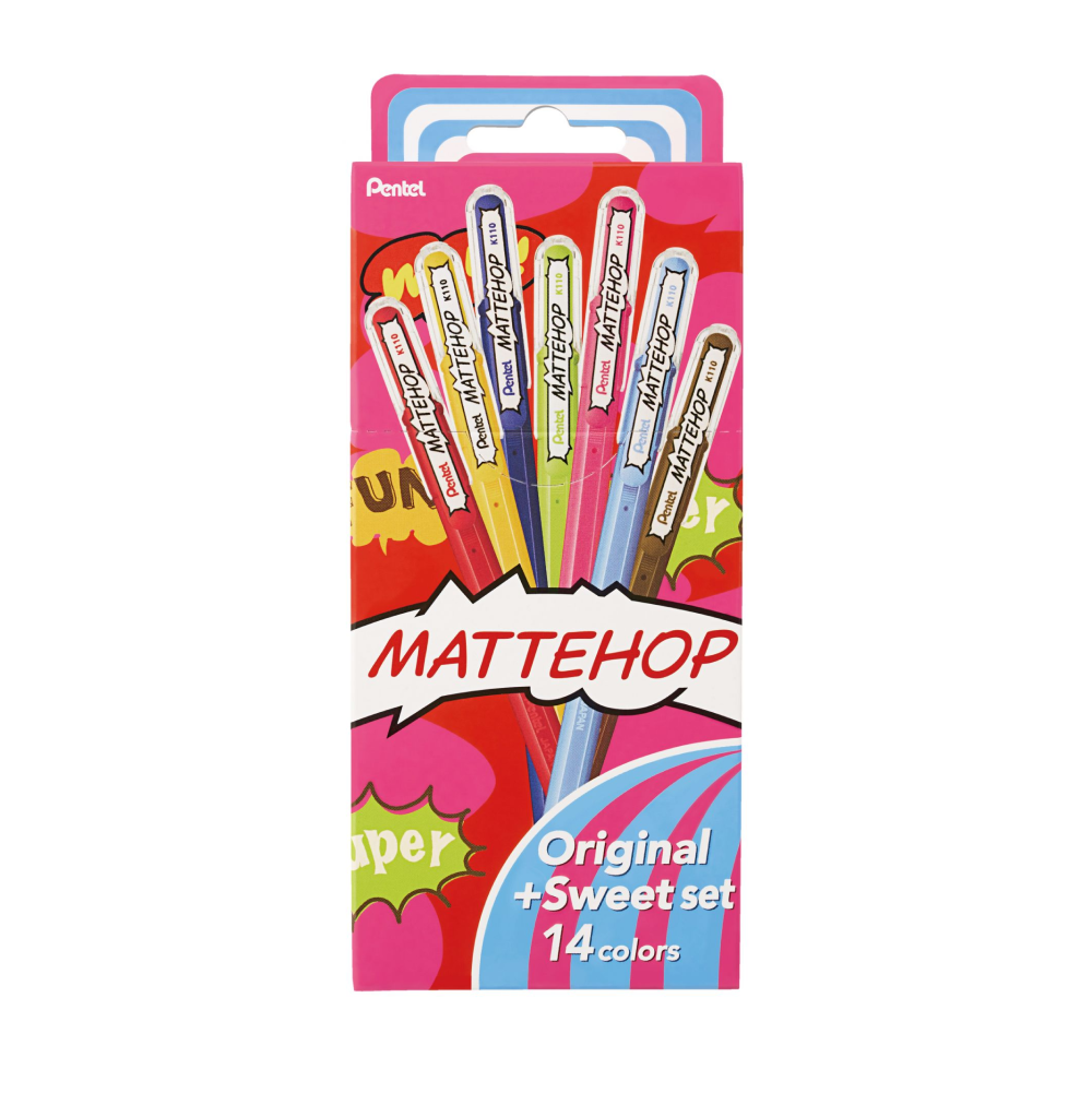 Набор ручек гелевых Mattehop "Original + Sweet Set"