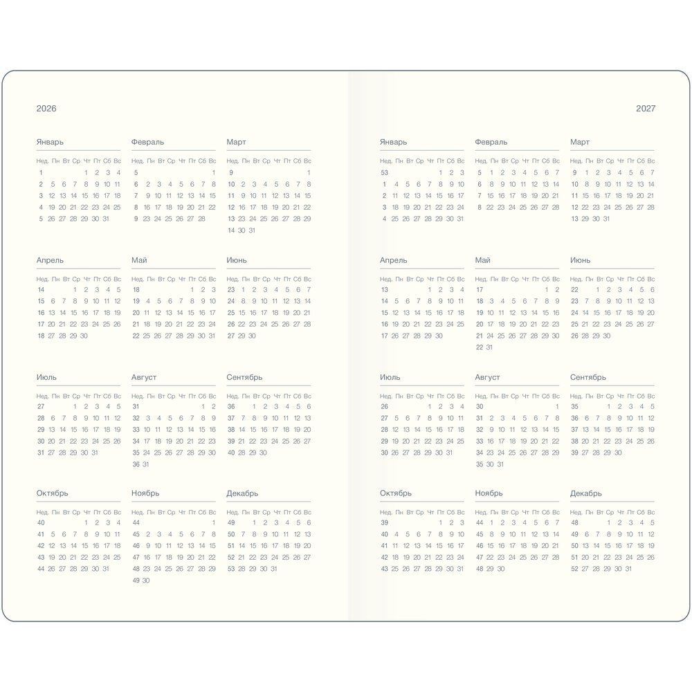 Ежедневник датированный "Fortune", А5, 128 страниц, черный, 2026 - 4