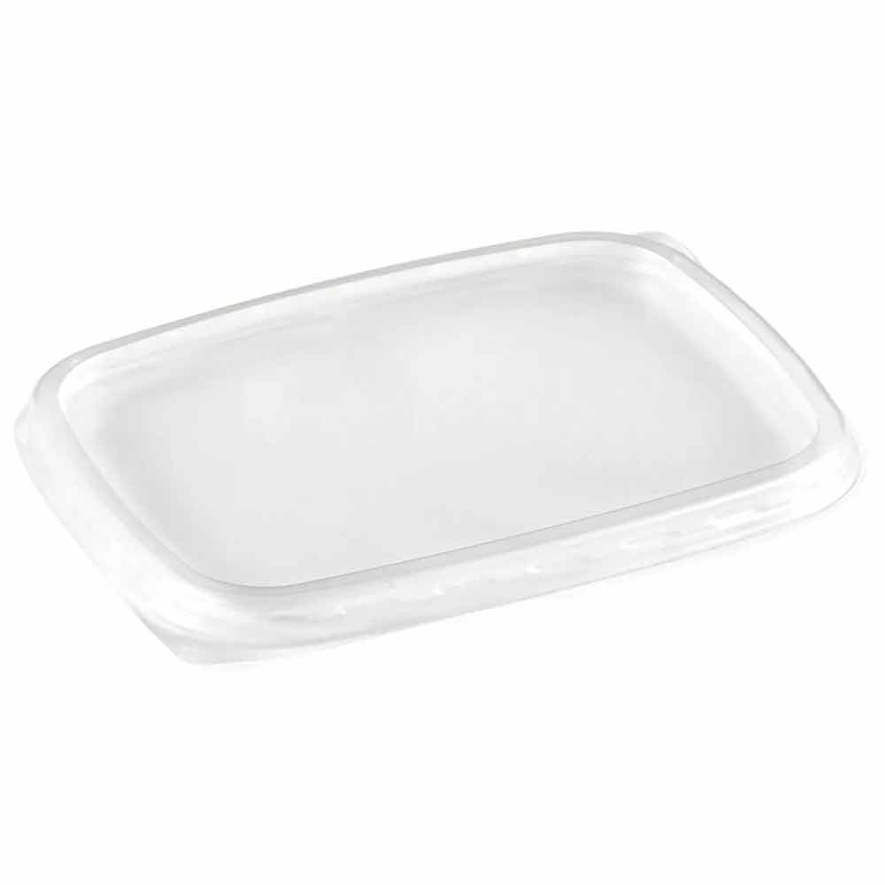 Крышка пластиковая для контейнера для салата, 500 мл, 175x130x13.5 мм