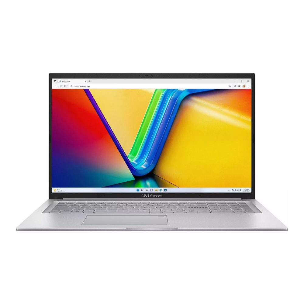 Ноутбук ASUS Vivobook 17 (X1704VA-AU443), 16GB, DOS, серебристый