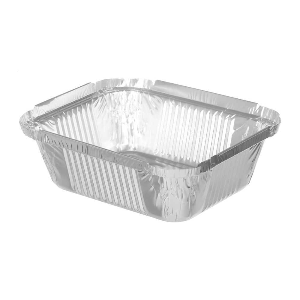 Контейнер алюминиевый одноразовый, 100 шт/упак